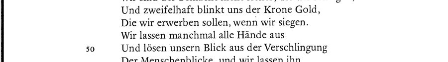Image Band I Gedichte 1 /  Textteil / Prolog zu einer nachträglichen Gedächtnißfeier für Goethe 〈...〉, S. 98
