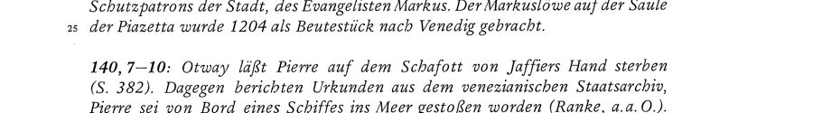 Image Band IV Dramen 2 /  Apparat / Das Gerettete Venedig / Erläuterungen, S. 293