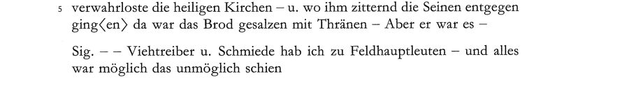 Image Band XVI.1 Dramen 14.1 /  Apparat / Der Turm (Erste Fassung) / Varianten, S. 441